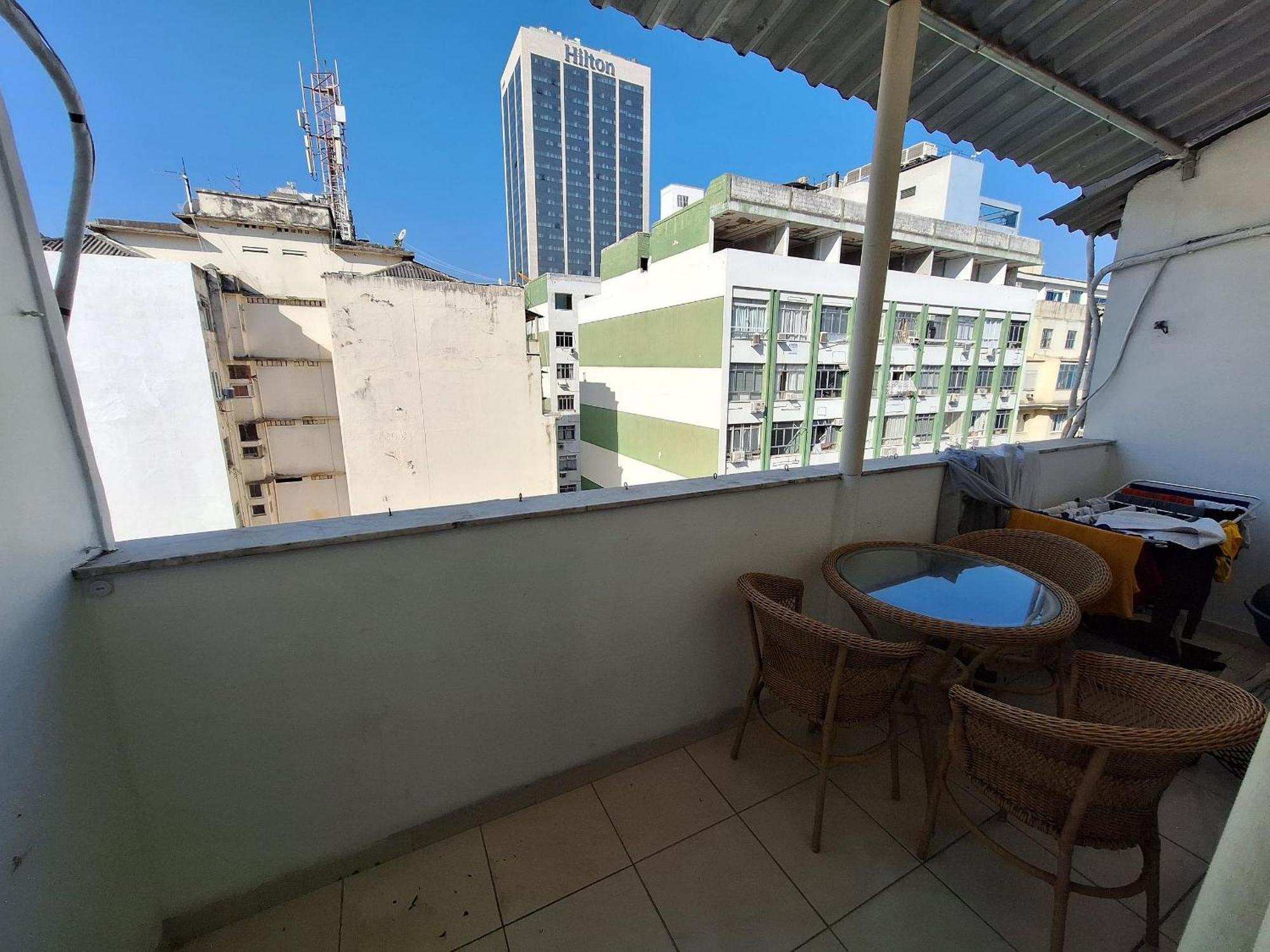 Apartamento Super Completo Quadra Da Praia Vista Mar Varanda Copacabana *